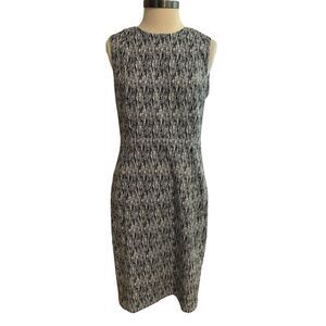 Calvin Klein Womens Sleeveless Sheath Dress Sz 8 Office Career Wedding Cocktail